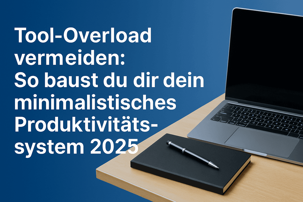 Tool-Overload vermeiden: So baust du dir dein minimalistisches Produktivitätssystem 2025