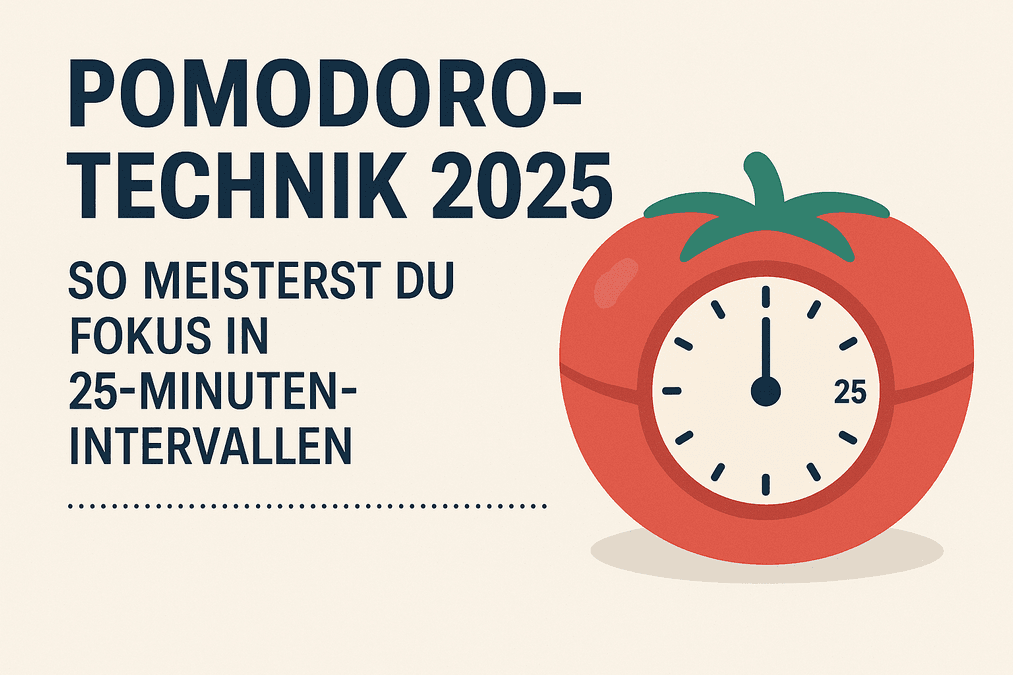 Pomodoro-Technik 2025: So meisterst du Fokus in 25-Minuten-Intervallen