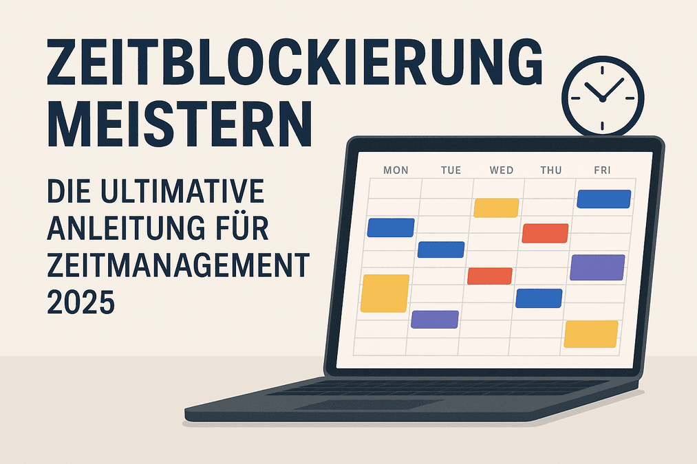 Zeitblockierung meistern: Die ultimative Anleitung für Zeitmanagement 2025